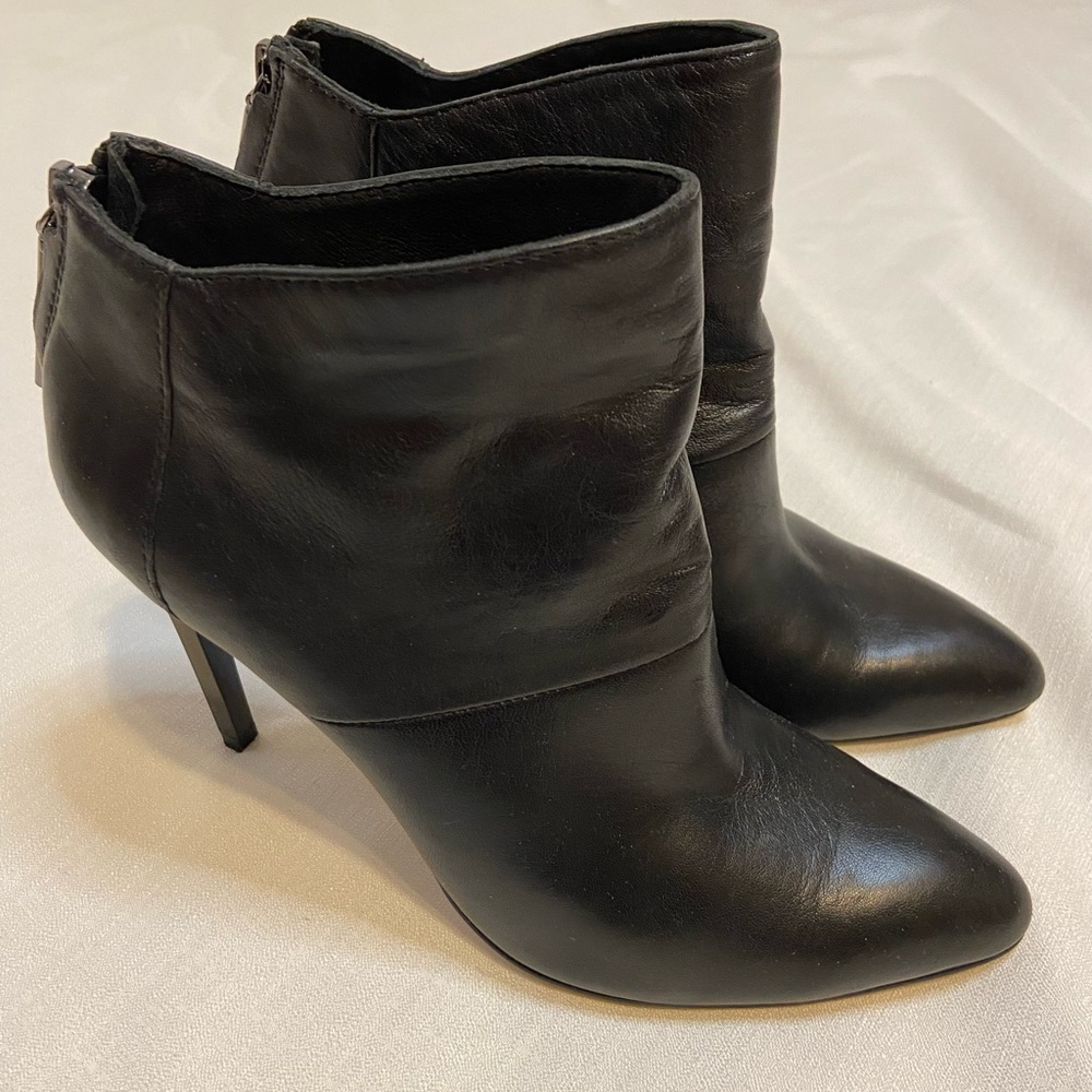 French Connection Stiletto Leather Booties